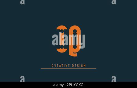 Lettres de l'alphabet initiales Monogram logo IQ , QI Illustration de Vecteur