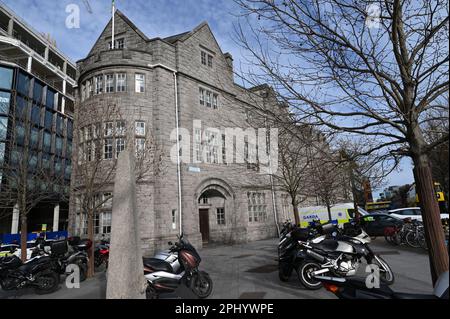 Station Pearse Street Garda. Dublin. Mars 2023. Construit en 1910 Banque D'Images