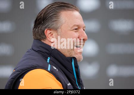 Albert Park, 30th mars 2023 Zak Brown, chef d'équipe de l'écurie McLaren F1 dans le paddock lors du Grand Prix de Formule 1 de l'Australie 2023. Corleve/Alay Live News Banque D'Images