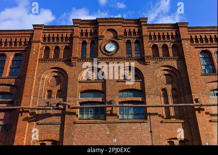 Ancienne salle sur le terrain de BWK, Brême, Allemagne Banque D'Images
