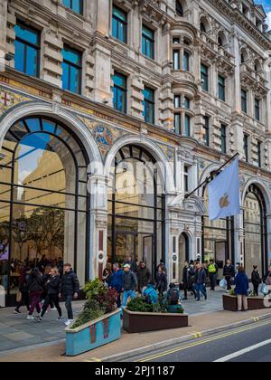 Apple Flagship Store Londres - l'Apple Regent Street Store Londres - Apple Regent St Store Banque D'Images
