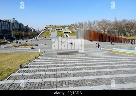 Musée ethnographique (nouveau bâtiment), Musée d'Ethnographie, Néprajzi Múzeum, Parc de la ville (Városliget), District XIV, Budapest, Hongrie, Europe Banque D'Images