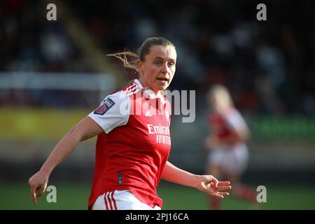 Londres, Royaume-Uni. 25th mars 2023. Londres, Angleterre, 25 mars 2023: Noelle Maritz (16 Arsenal) en action pendant le match de la Super League féminine de FA entre Tottenham Hotspur et Arsenal à Brisbane Road à Londres, Angleterre. (Alexander Canillas/SSP/SPP) crédit: SPP Sport Press photo. /Alamy Live News Banque D'Images