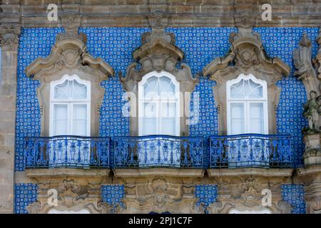 Braga, Portugal. 12 février 2023. Le Palais de Raio, une résidence baroque Banque D'Images