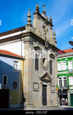 Braga, Portugal. 12 février 2023. Eglise Igreja dos Terceiros de Sao Francisco Banque D'Images