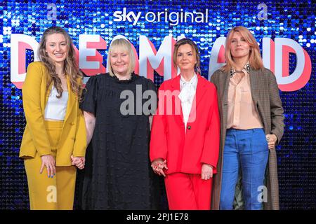 Picturehouse Central, Londres, Royaume-Uni. 30th mars 2023. Au photocall pour la nouvelle comédie noire 'Dereamland'. Dreamland est une nouvelle comédie de Sky Atlantic à Margate qui évolue autour d'une famille multigénérationnelle et de quatre sœurs réunies dans la ville côtière de Kentish. Crédit : Imagetraceur/EMPICS/Alamy Live News Banque D'Images