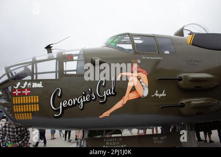 Georgie's gal B-25 Mitchell Banque D'Images