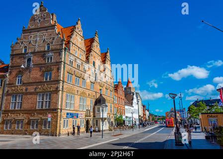 Aalborg, Danemark, 15 juin 2022: Jens Bangs Stenhus dans la ville danoise d'Aalborg. Banque D'Images