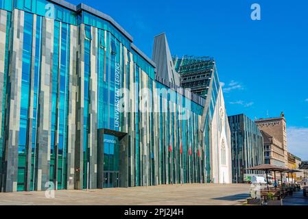 Leipzig, Allemagne, 9 août 2022: Vue de l'université de Leipzig en Allemagne. Banque D'Images