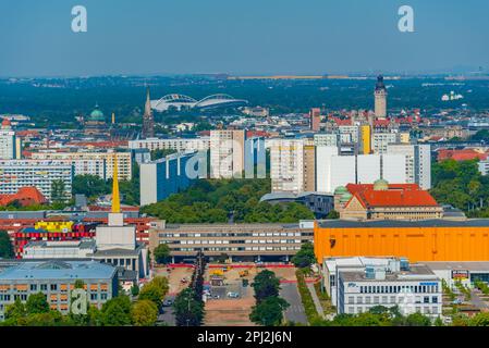 Leipzig, Allemagne, 9 août 2022 : vue panoramique de Dresde, Allemagne. Banque D'Images