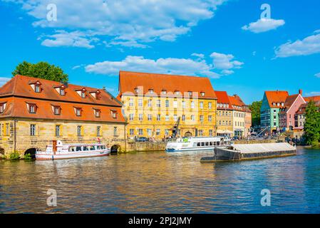 Bamberg, Allemagne, 10 août 2022: Alter Schlachthof dans la ville allemande de Bamberg. Banque D'Images