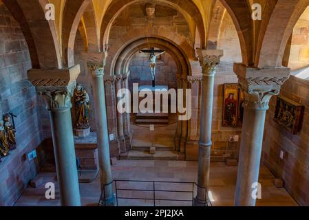 Nürnberg, Allemagne, 11 août 2022 : Chapelle au château de Kaiserburg à Nuremberg, Allemagne. Banque D'Images