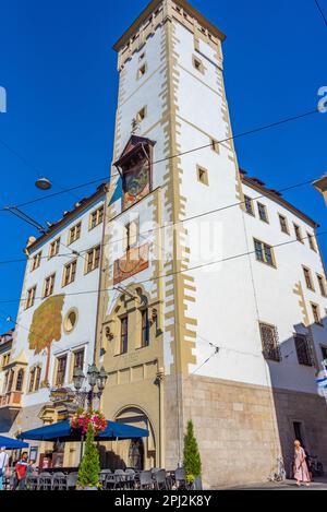 Würzburg, Allemagne, 12 août 2022: Vue de Grafeneckart en Allemagne. Banque D'Images