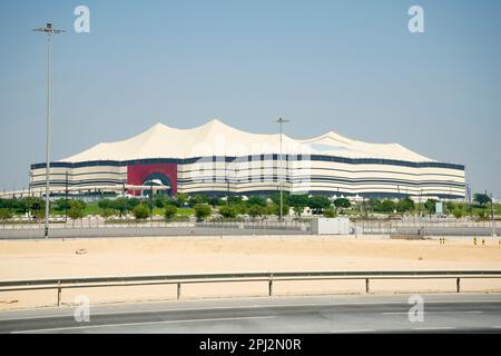 Stade Al Bayt - Qatar Banque D'Images