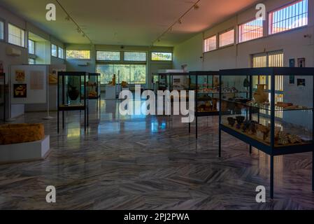 Nemea, Grèce, 3 septembre 2022: Musée archéologique de Nemea en Grèce. Banque D'Images
