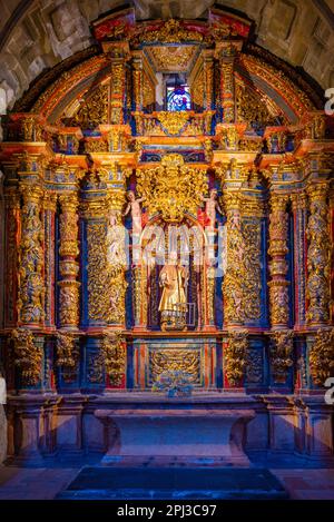 Astorga, Espagne, 9 juin 2022 : intérieur de la cathédrale Sainte Marie d'Astorga en Espagne. Banque D'Images