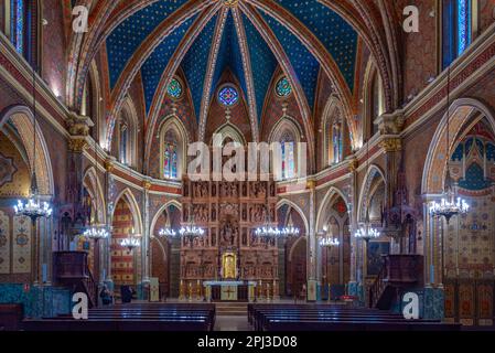 Teruel, Espagne, 5 juin 2022 : intérieur de l'église San Pedro à Teruel, Espagne. Banque D'Images