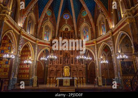 Teruel, Espagne, 5 juin 2022 : intérieur de l'église San Pedro à Teruel, Espagne. Banque D'Images