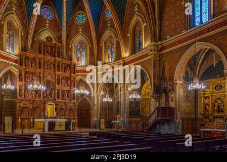 Teruel, Espagne, 5 juin 2022 : intérieur de l'église San Pedro à Teruel, Espagne. Banque D'Images