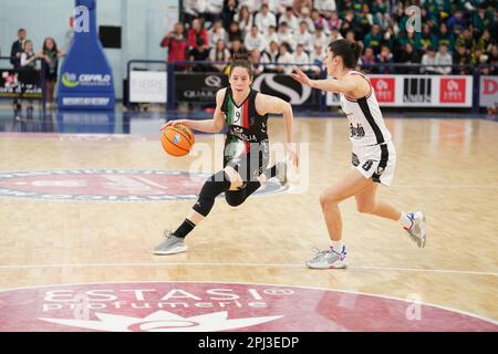 Campobasso, Italie. 30th mars 2023. FINALE HUIT ITALIE CUPQuarter final Umana Reyer Venezia - Fila San martino dei Lupari pendant les quarts de finale - la Molisana Magnolia Campobasso vs Virtus Segafredo Bologna, Basketball coupe italienne des femmes à Campobasso, Italie, 30 mars 2023 Credit: Independent photo Agency/Alay Live News Banque D'Images