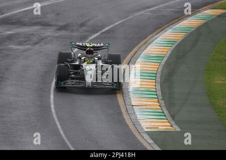 31 mars 2023, Albert Park, Melbourne, FORMULE 1 ROLEX GRAND PRIX D'AUSTRALIE 2023 , sur la photo Lewis Hamilton (GBR), Mercedes-AMG Petronas Formule 1 Team Banque D'Images