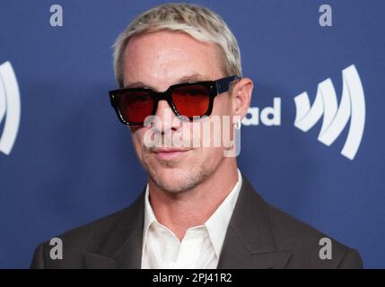 Los Angeles, États-Unis. 30th mars 2023. Diplo arrive aux prix annuels de médias GLAAD 34th qui se tiennent au Beverly Hilton à Beverly Hills, en Californie, jeudi, 30 mars 2023. (Photo par Sthanlee B. Mirador/Sipa USA) crédit: SIPA USA/Alay Live News Banque D'Images