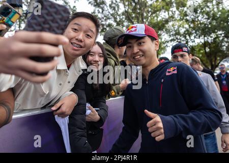 Melbourne, Australie. 30th mars 2023. IWASA Ayumu (jpn), DAMS, Dallara F2, portrait lors de la ronde 3rd du Championnat de Formule 2 de la FIA 2023 de 31 mars à 2 avril 2023 sur le circuit Albert Park, à Melbourne, Australie - photo Sebastiaan Rozendaal/Dutch photo Agency/DPPI crédit: DPPI Media/Alamy Live News Banque D'Images