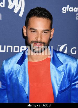 Beverly Hills, Californie, États-Unis. 30th mars 2023. Johnny Sibilly participe aux prix annuels de médias GLAAD 34th au Beverly Hilton on 30 mars 2023 à Beverly Hills, en Californie. Crédit : Jeffrey Mayer/JTM photos/Media Punch/Alay Live News Banque D'Images