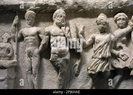 Musée à Éphèse, Titans, Turquie Banque D'Images