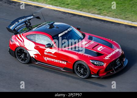 Melbourne, Australie. 01st avril 2023. Mercedes AMG Safety car lors du Grand Prix d'Australie de Formule 1 Rolex 2023, 3rd tour du Championnat du monde de Formule 1 2023 de 31 mars à 2 avril 2023 sur le circuit d'Albert Park, à Melbourne, Australie - photo Xavi Bonilla/DPPI crédit: DPPI Media/Alamy Live News Banque D'Images