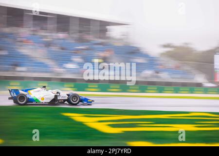 Melbourne, Australie. 31st mars 2023. Kush Maini de l'Inde et l'équipe de course Campos pilotant pendant les qualifications F2 au circuit du Grand Prix d'Albert Park. (Photo de George Hitchens/SOPA Images/Sipa USA) crédit: SIPA USA/Alay Live News Banque D'Images