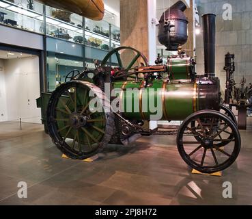 Moteur de traction au Science Museum de Londres. Banque D'Images