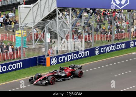 Melbourne, Australie. 01st avril 2023. 1 avril 2023, Albert Park, Melbourne, FORMULE 1 GRAND PRIX D'AUSTRALIE ROLEX 2023, sur la photo Valtteri Bottas (fin), Alfa Romeo F1 Team Stake Credit: dpa/Alay Live News Banque D'Images