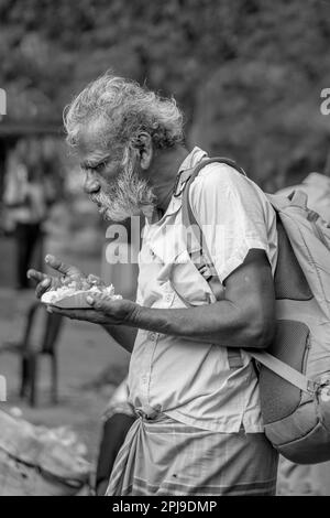 les gens de la rue sont pauvres Banque D'Images