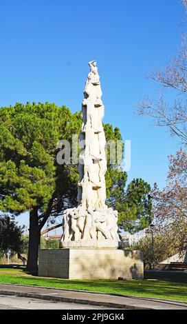 Monument aux castes d'El Vendrell, Tarragone, Catalogne, Espagne, Europe Banque D'Images