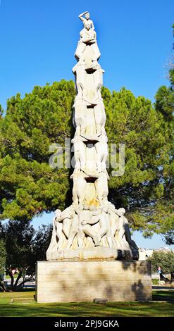 Monument aux castes d'El Vendrell, Tarragone, Catalogne, Espagne, Europe Banque D'Images
