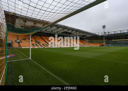 Norwich, Royaume-Uni. 01st avril 2023. Vue générale du stade lors du match de championnat Sky Bet Norwich City vs Sheffield United à Carrow Road, Norwich, Royaume-Uni, 1st avril 2023 (photo d'Arron Gent/News Images) à Norwich, Royaume-Uni, le 4/1/2023. (Photo par Arron Gent/News Images/Sipa USA) crédit: SIPA USA/Alay Live News Banque D'Images