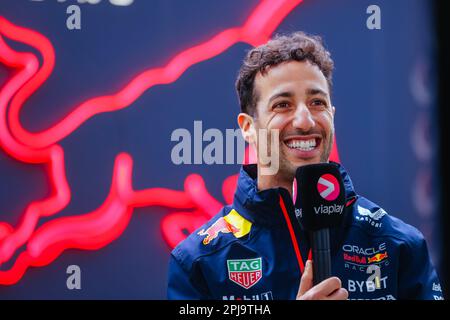 Melbourne, Victoria, Australie. 1st avril 2023. MELBOURNE, AUSTRALIE - AVRIL 01 : Daniel Ricciardo au Grand Prix de Formule 1 de l'Australie 2023 le 1st avril 2023 (Credit image: © Chris Putnam/ZUMA Press Wire) USAGE ÉDITORIAL EXCLUSIF! Non destiné À un usage commercial ! Crédit : ZUMA Press, Inc./Alay Live News Banque D'Images