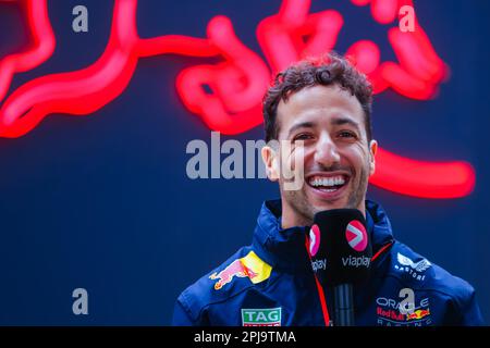 Melbourne, Victoria, Australie. 1st avril 2023. MELBOURNE, AUSTRALIE - AVRIL 01 : Daniel Ricciardo au Grand Prix de Formule 1 de l'Australie 2023 le 1st avril 2023 (Credit image: © Chris Putnam/ZUMA Press Wire) USAGE ÉDITORIAL EXCLUSIF! Non destiné À un usage commercial ! Crédit : ZUMA Press, Inc./Alay Live News Banque D'Images