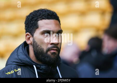 Norwich, Royaume-Uni. 01st avril 2023. WES Foderingham #18 de Sheffield United arrivée pendant le match de championnat de Sky Bet Norwich City vs Sheffield United à Carrow Road, Norwich, Royaume-Uni, 1st avril 2023 (photo d'Arron Gent/News Images) à Norwich, Royaume-Uni le 4/1/2023. (Photo par Arron Gent/News Images/Sipa USA) crédit: SIPA USA/Alay Live News Banque D'Images