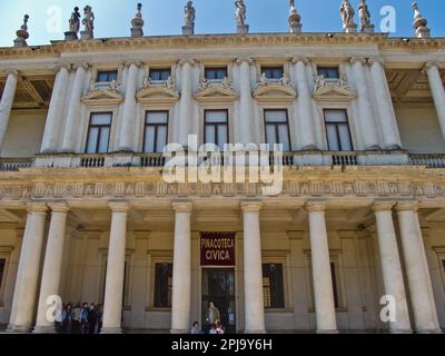 Palazzo Chiericati, Piazza Matteotti, Vicenza.Italie. Palladio, 1551-1557. Maintenant Pinateca Civica. Banque D'Images