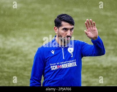 SPAKENBURG - Masies Artien de SV Spakenburg au jeu à la maison contre OFC. Spakenburg a pris du retard dans les quarts de finale de la coupe KNVB en éliminant le FC Utrecht 4-1. ANP REMKO DE WAAL pays-bas Out - belgique Out Credit: ANP/Alay Live News Banque D'Images