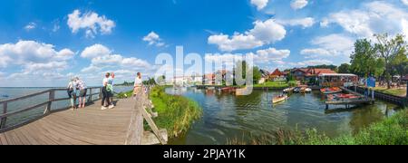 Wunstorf: lac Steinhuder Meer, promenade, hameau Steinhude à Steinhuder Meer, Niedersachsen, Basse-Saxe, Allemagne Banque D'Images