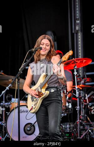 Rebecca Lovell, Larkin PoE, en concert Banque D'Images