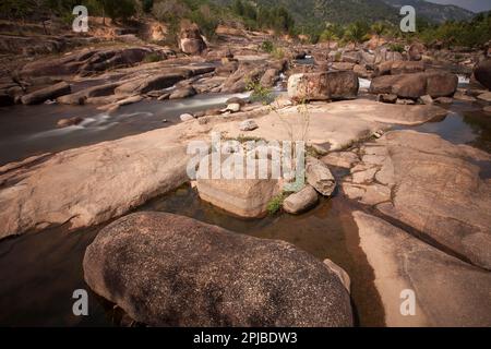 Cascade, parc national Yersin, Ninh Thuan, Nha Trang, Vietnam Banque D'Images