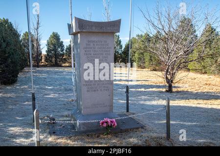 Grenade, Colorado États-Unis, 18 mars 2022, le camp d'internement japonais Amache de la Seconde Guerre mondiale dans le sud-est du Colorado est devenu partie du parc national Banque D'Images