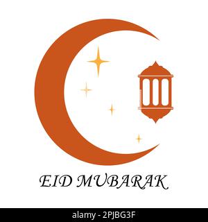 EID Mubarak icône illustration vecteur symbole conception Banque D'Images