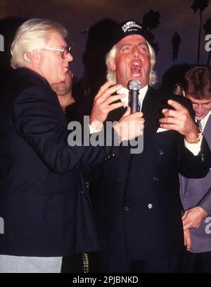 1991 Ric Flair Bobby Heenan Photo de John Barrett/PHOTOlink Banque D'Images