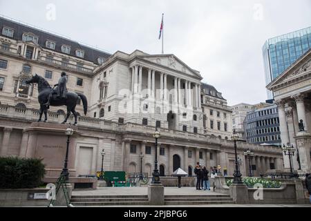 Banque d'Angleterre externe de Cheapside Banque D'Images