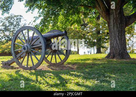Canon de guerre civile - Fredericksburg, sud, Virginie Banque D'Images